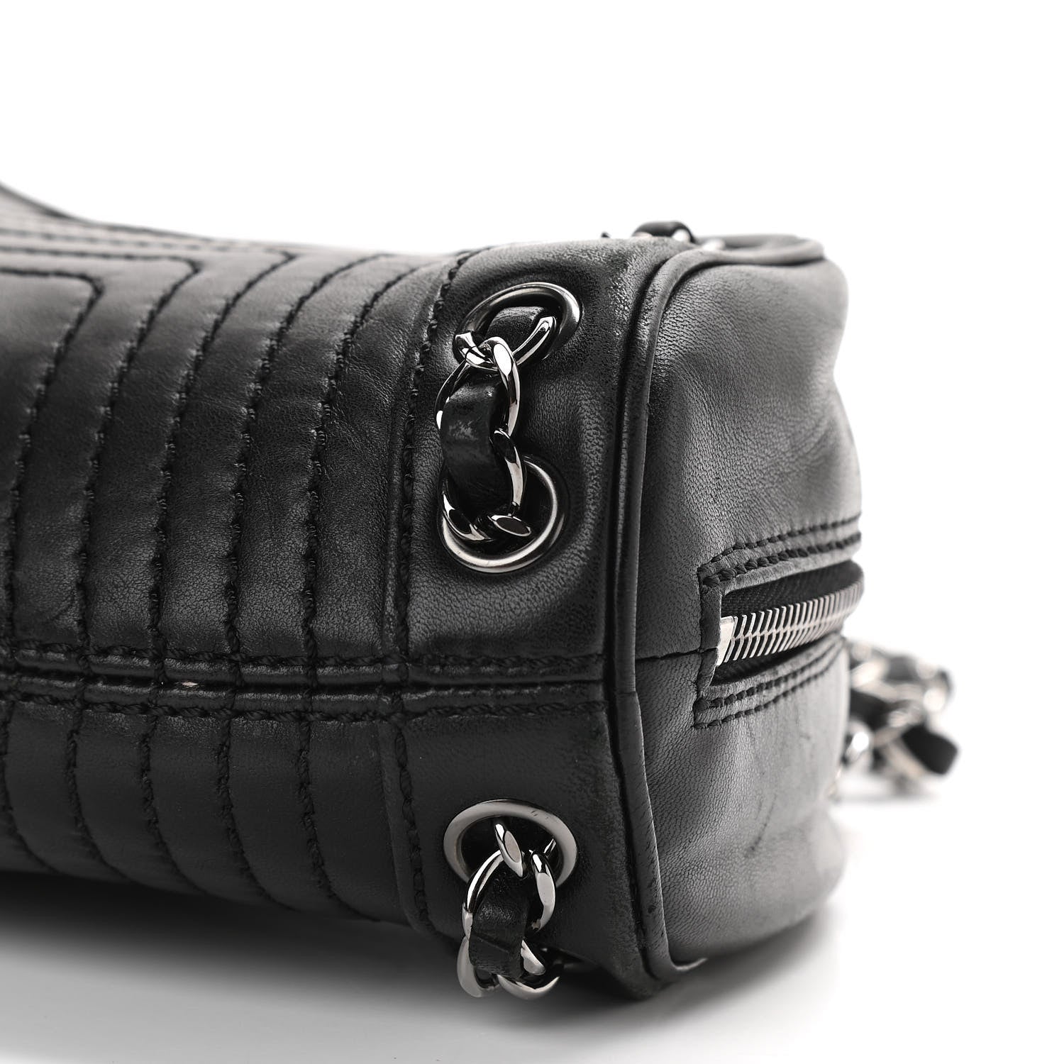 Chanel Lambskin Small Tassel Shoulder Bag Black 10 of 13