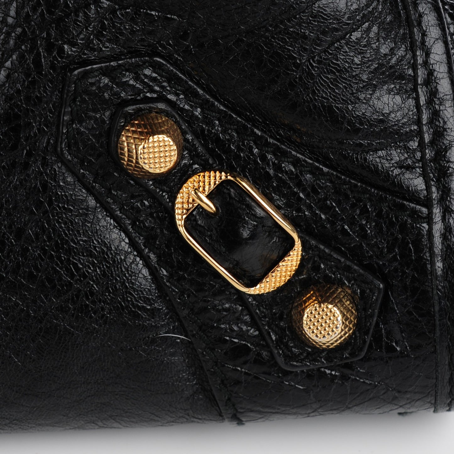 Agneau Giant 12 Gold Hardware City Black