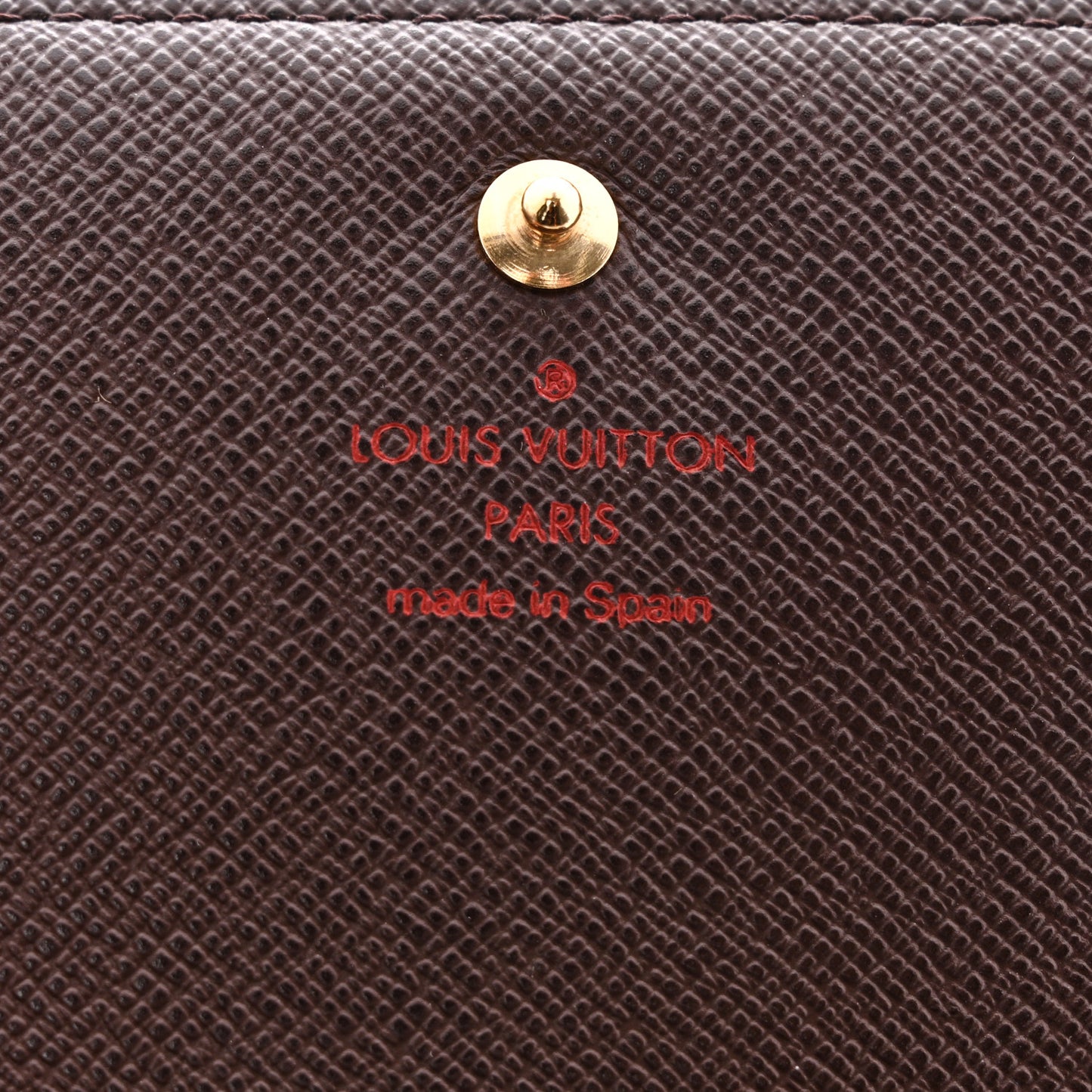Damier Ebene Porte-Monnaie Billets Tresor Wallet