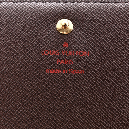 Louis Vuitton Damier Ebene Porte-Monnaie Billets Tresor Wallet 7 of 9