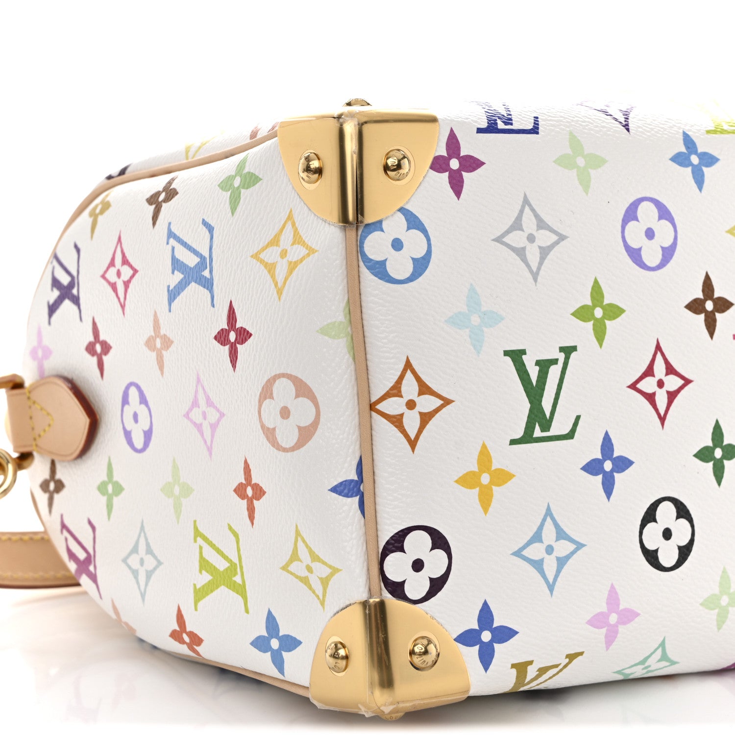 Louis Vuitton LV X TM Monogram Multicolor Speedy Bandouliere 25 White 9 of 11
