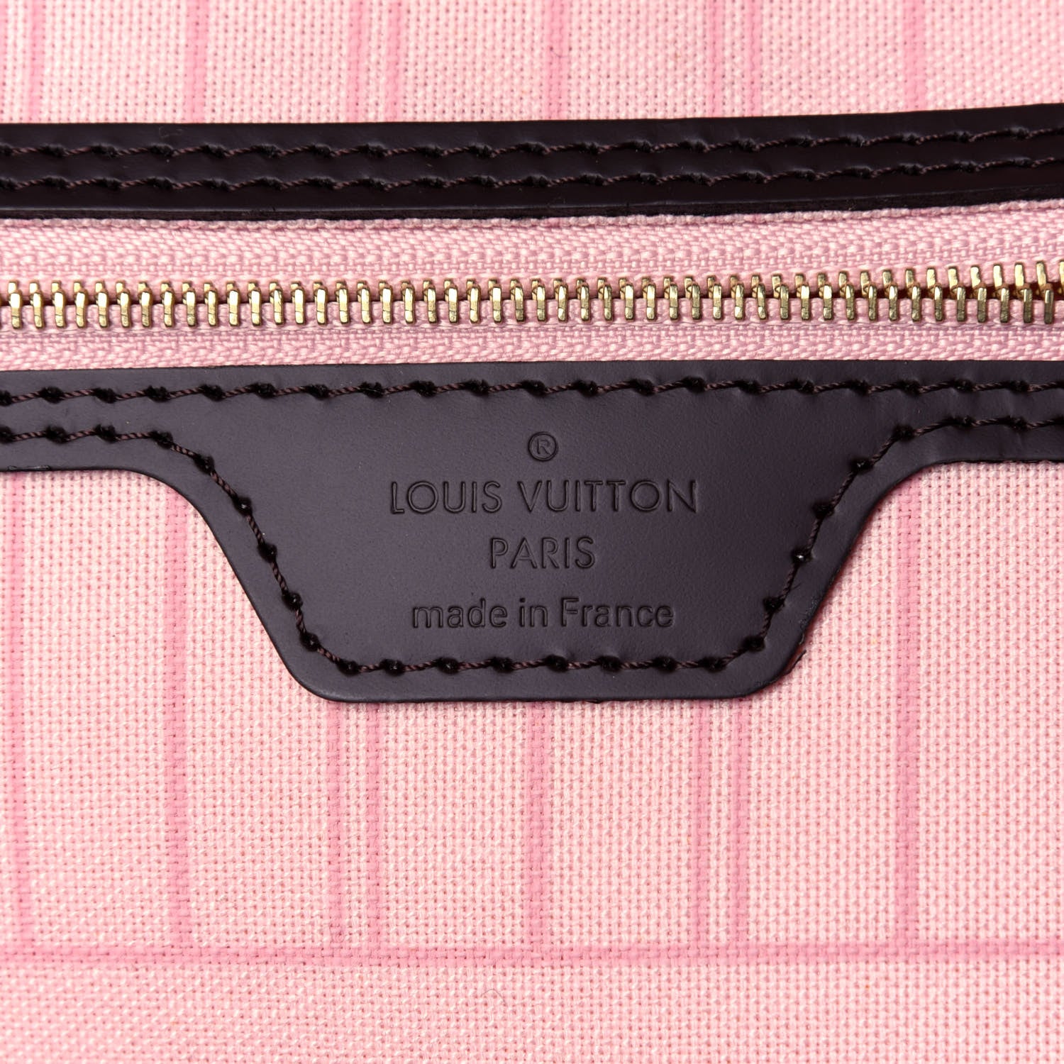 Louis Vuitton Damier Ebene Neo Neverfull MM Rose Ballerine 6 of 8