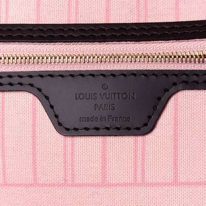 Louis Vuitton Damier Ebene Neo Neverfull MM Rose Ballerine 6 of 8
