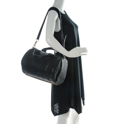 Alexander Wang Pebbled Lambskin Rocco Black Antique Brass Hardware 2 of 8