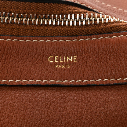 Celine Supple Calfskin Medium Strap Leandre Shoulder Bag Brown 6 of 10