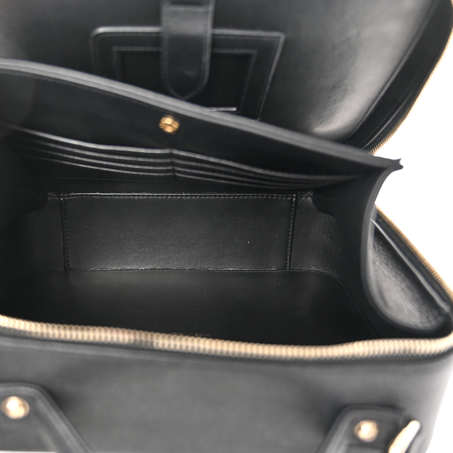 Chanel Caviar Quilted Large CC Filigree Vanity Case Black 5 of 12