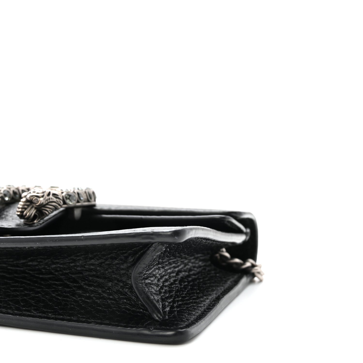 Gucci Calfskin Super Mini Dionysus Shoulder Bag Black 9 of 9