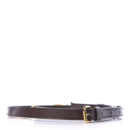 Louis Vuitton Calfskin 16mm Adjustable Shoulder Strap Brown 2 of 4