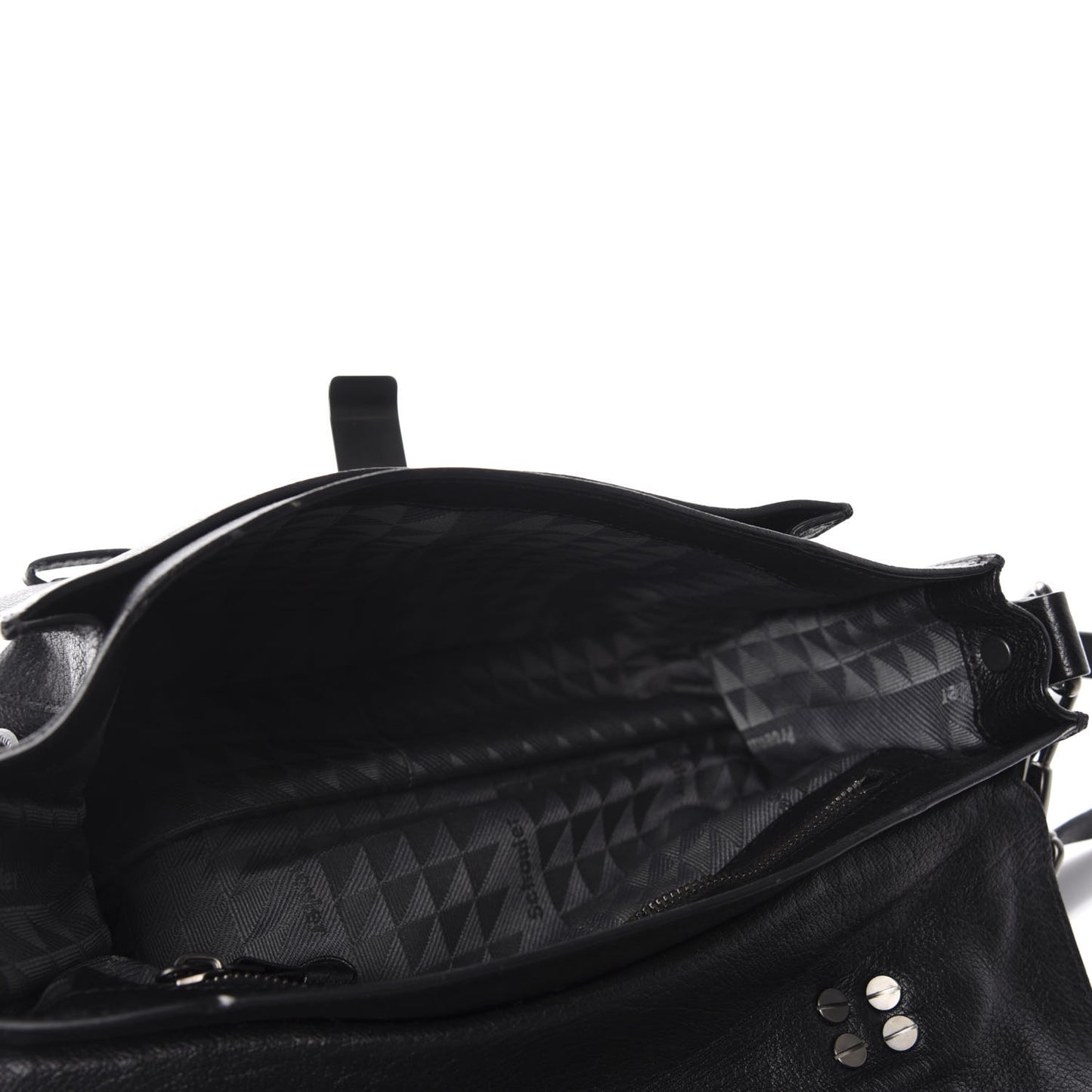 Lambskin Stud Tiny PS1 Satchel Black