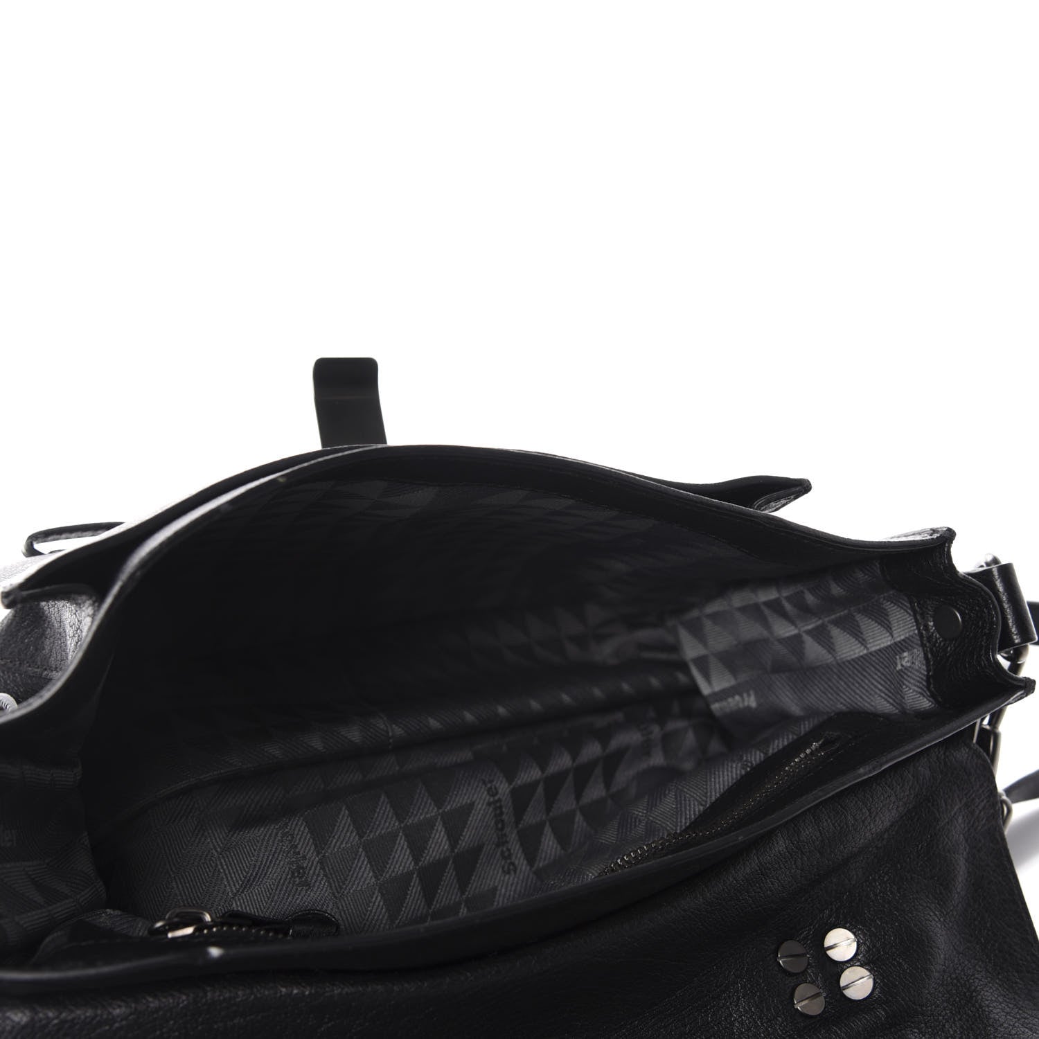 Proenza Schouler Lambskin Stud Tiny PS1 Satchel Black 5 of 11