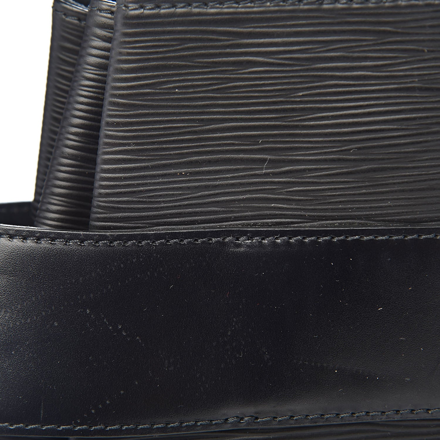 Louis Vuitton Epi Sac D'Epaule Black 7 of 11