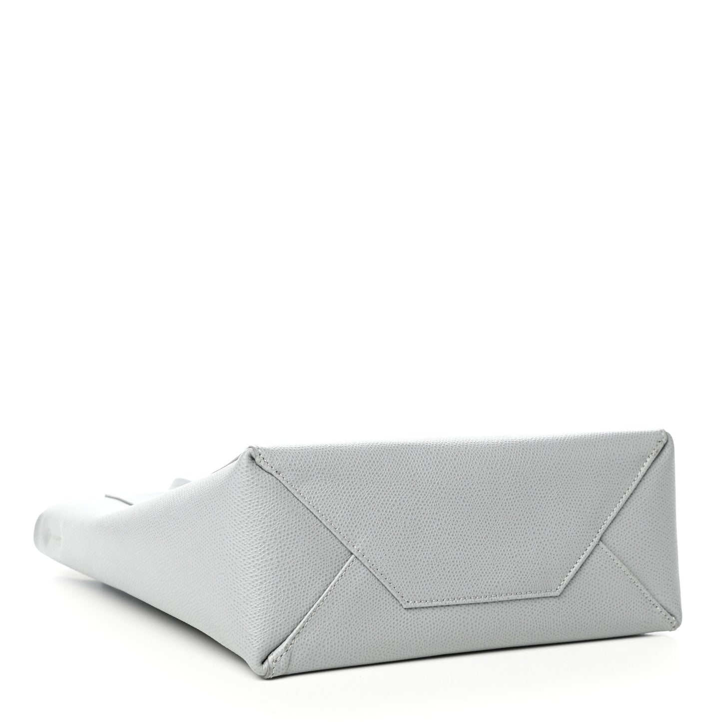 Grained Calfskin Small Vertical Cabas Mineral