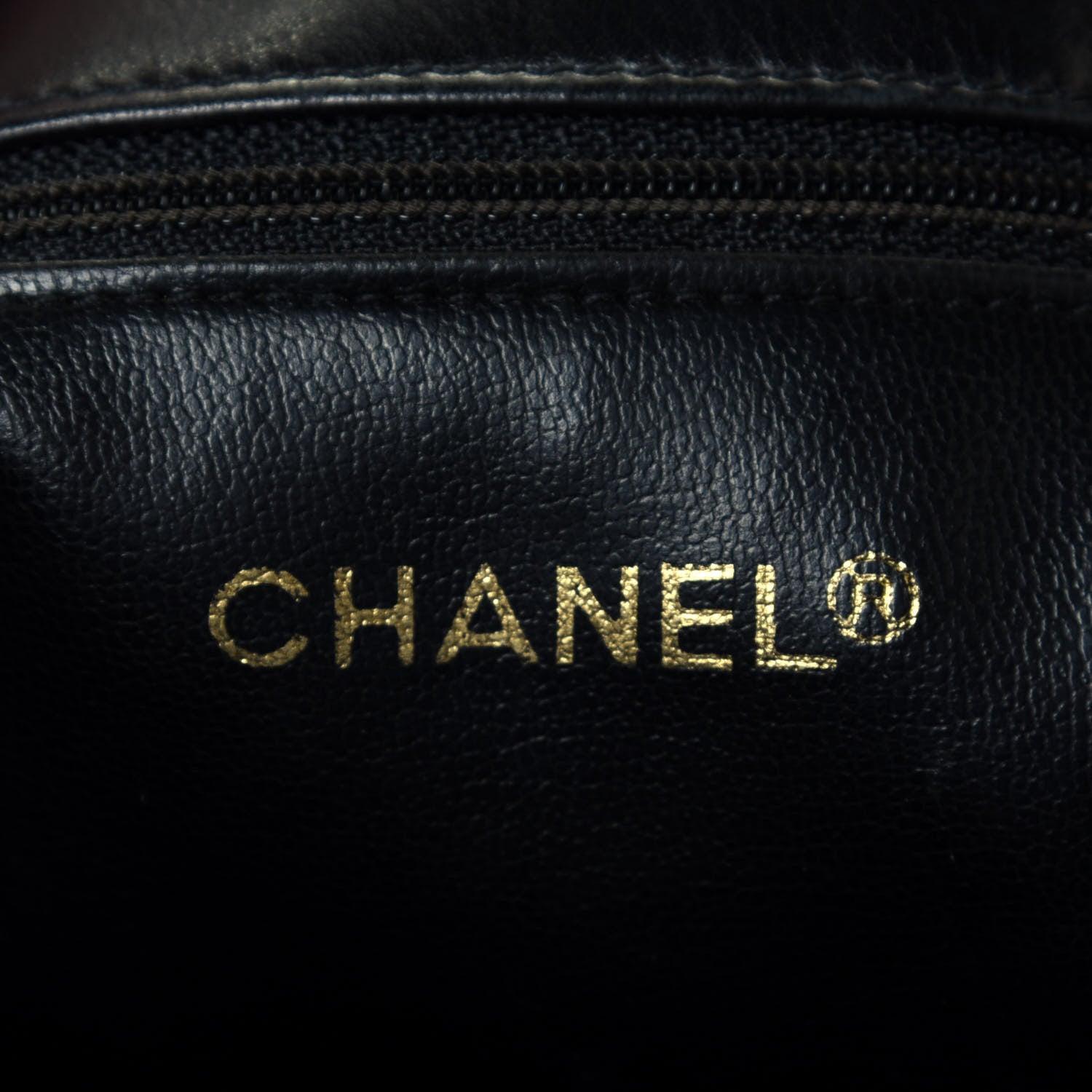 Chanel Lambskin Stitched Shopper Tote Black 11 of 21
