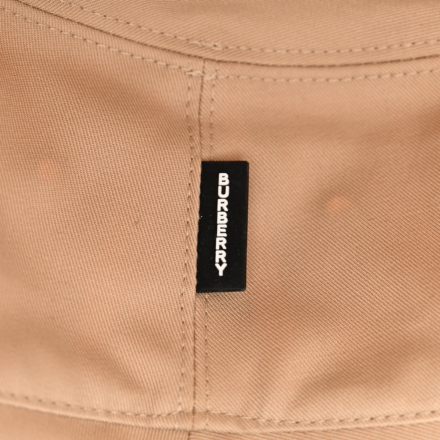 Technical Cotton Reversible Icon Stripe Bucket Hat L Archive Beige