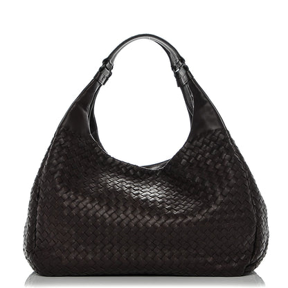 Bottega Veneta Nappa Intrecciato Large Campana Ebano 1 of 7