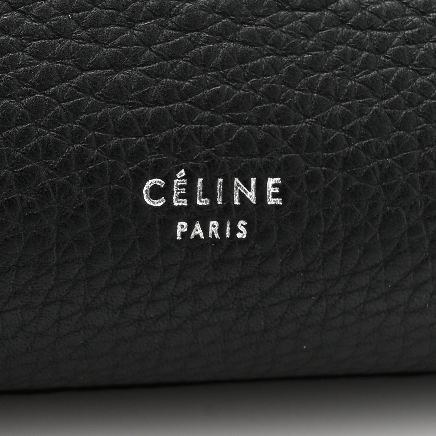 Supple Grained Calfskin Medium Big Bag Black