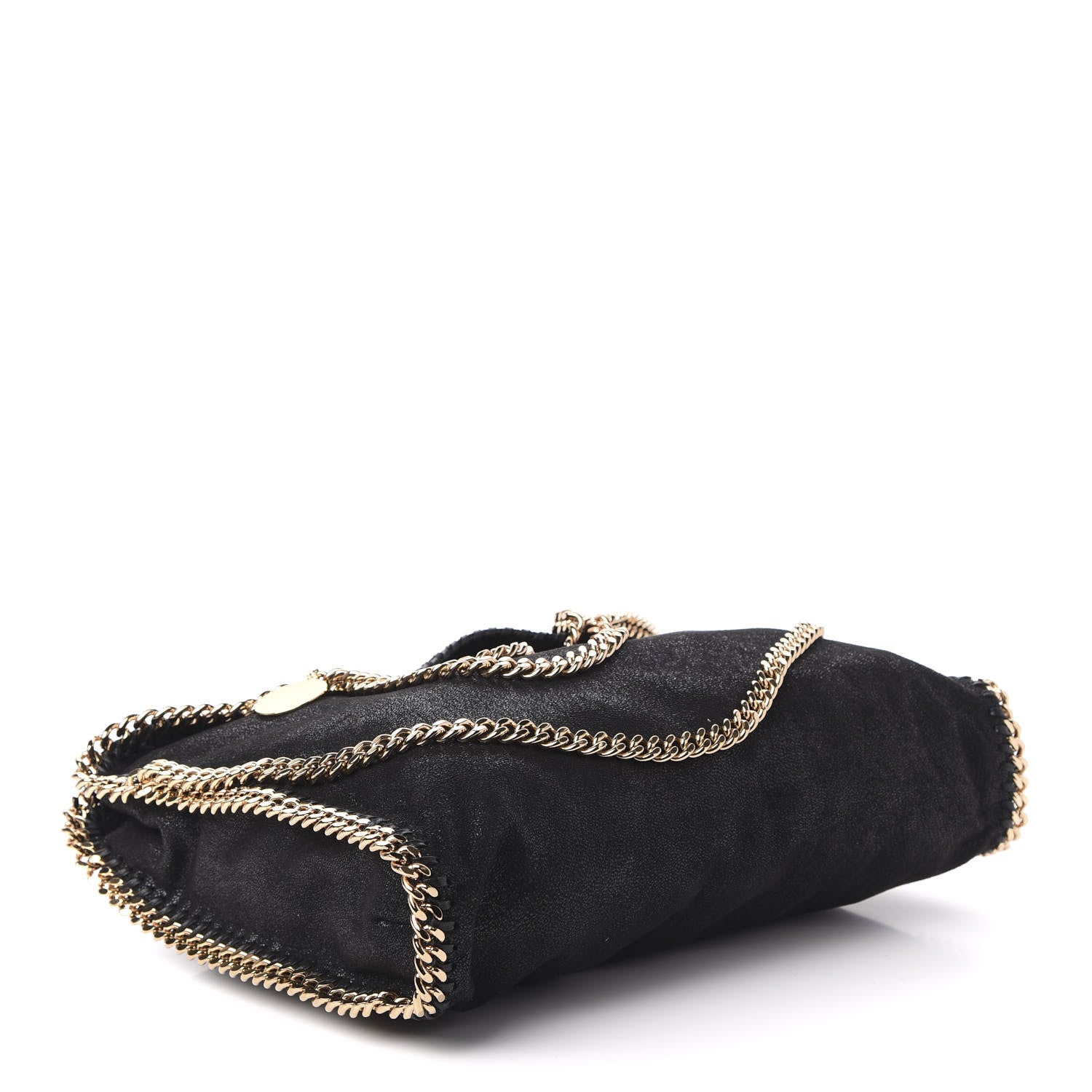 Stella McCartney Shaggy Deer Falabella Fold Over Tote Black 4 of 10
