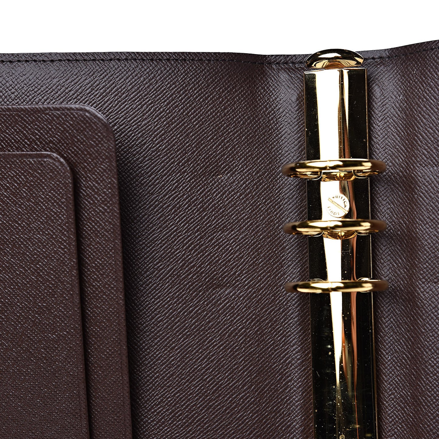 Damier Ebene Large Ring Agenda Cover