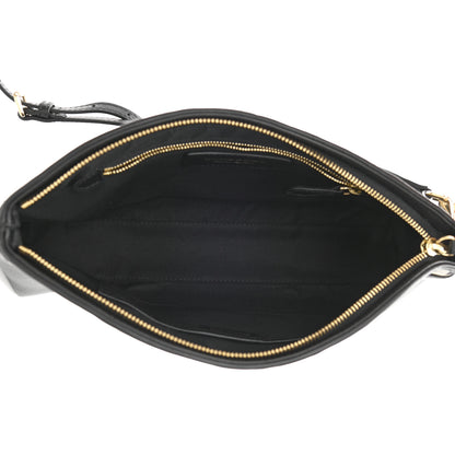 Burberry Horseferry Check Small Chichester Crossbody Clutch Bag Black 5 of 11
