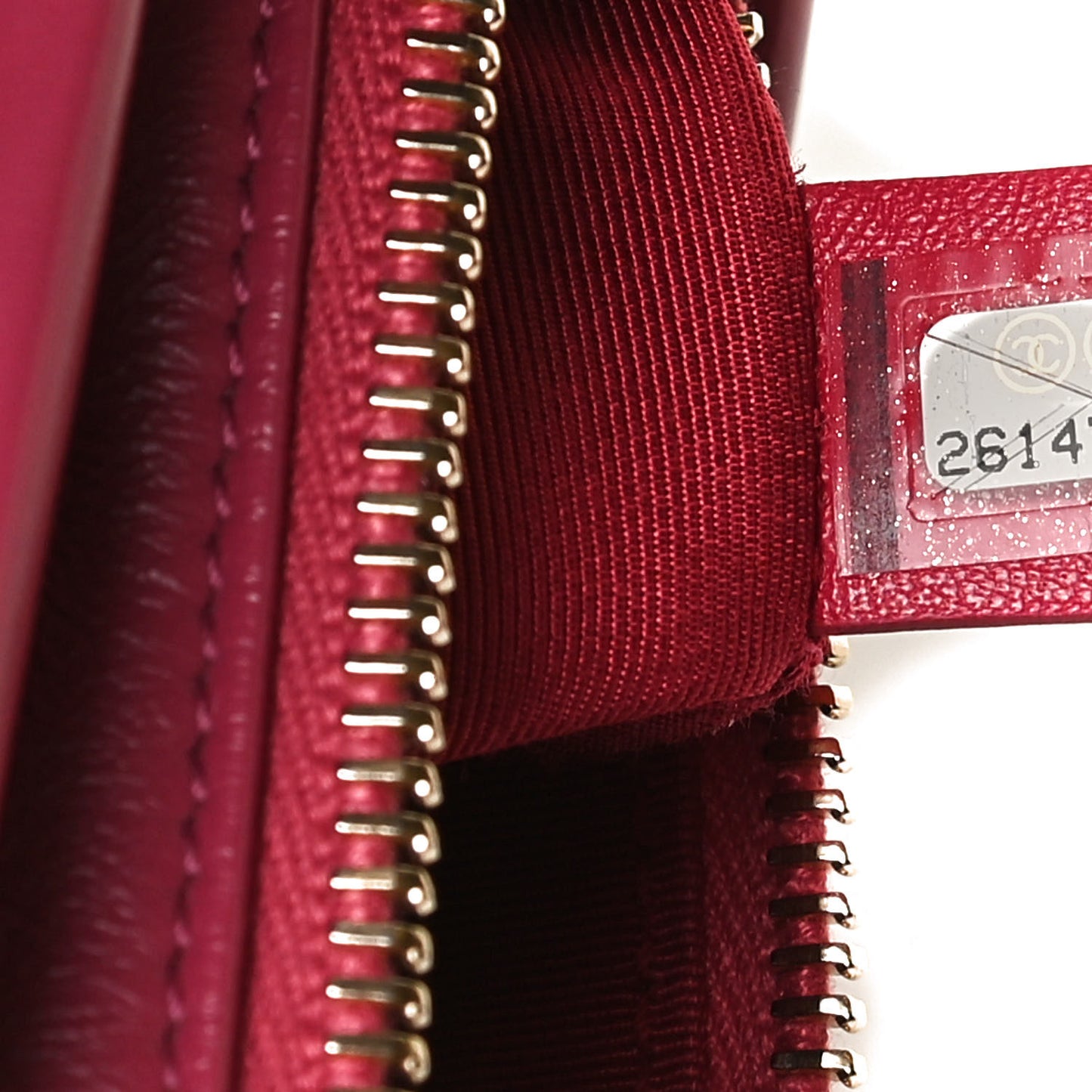 Aged Calfskin Chevron Quilted Small Gabrielle Hobo Dark Pink