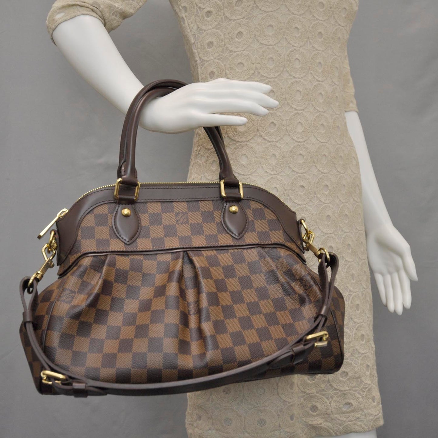 Damier Ebene Trevi PM