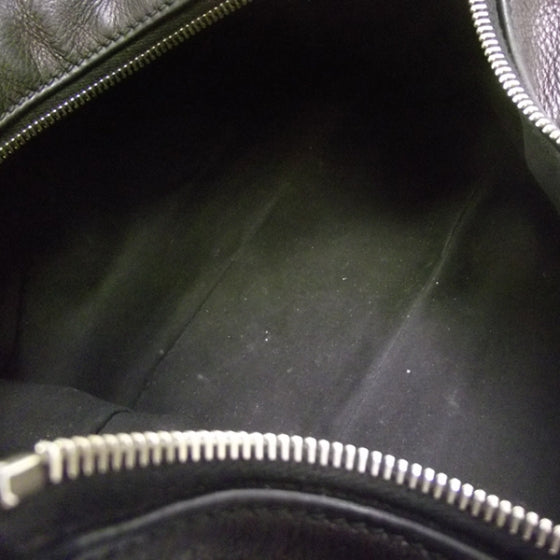 Leather Medium Horsebit Chain Hobo