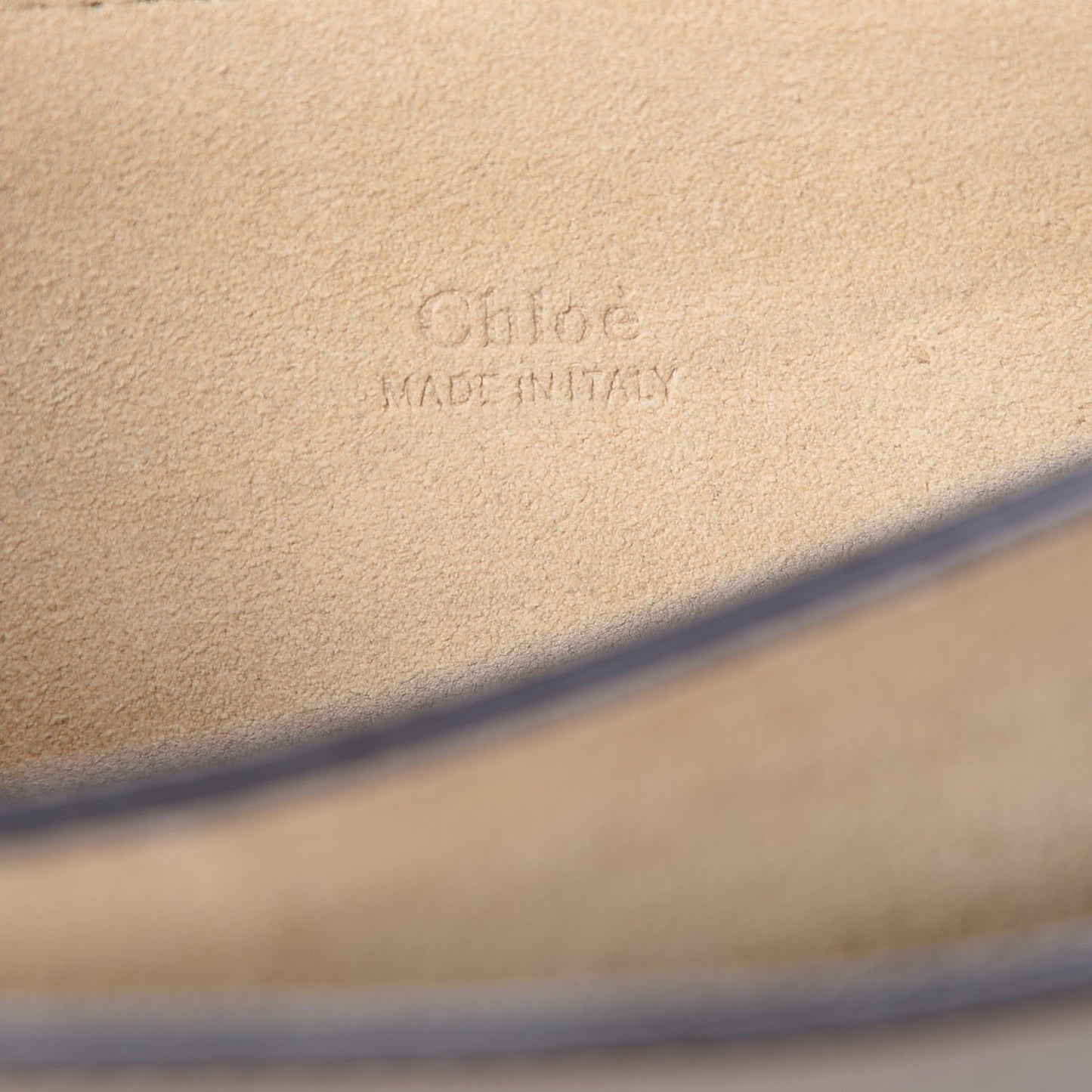 Calfskin Suede Medium Faye Shoulder Bag Motty Grey