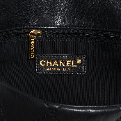 Chanel Calfskin Quilted Medium Chain Me Flap Black 6 of 9
