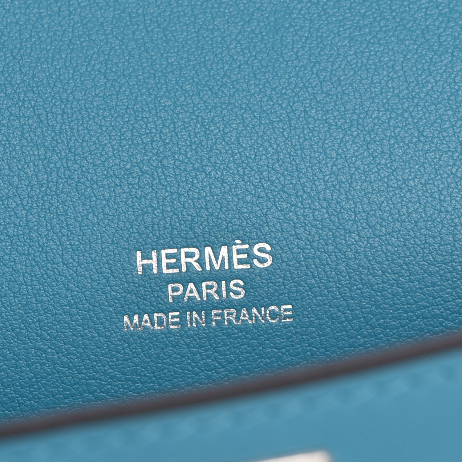 Hermes Swift Kelly Cut Clutch Pochette Turquiose 9 of 17