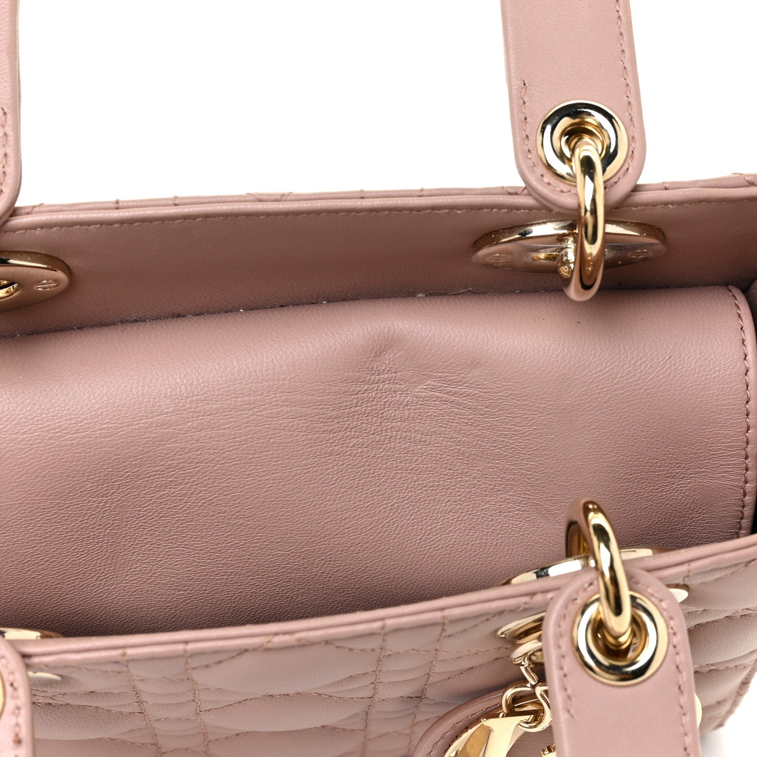 Christian Dior Lambskin Cannage Small My ABCDior Fard 13 of 20