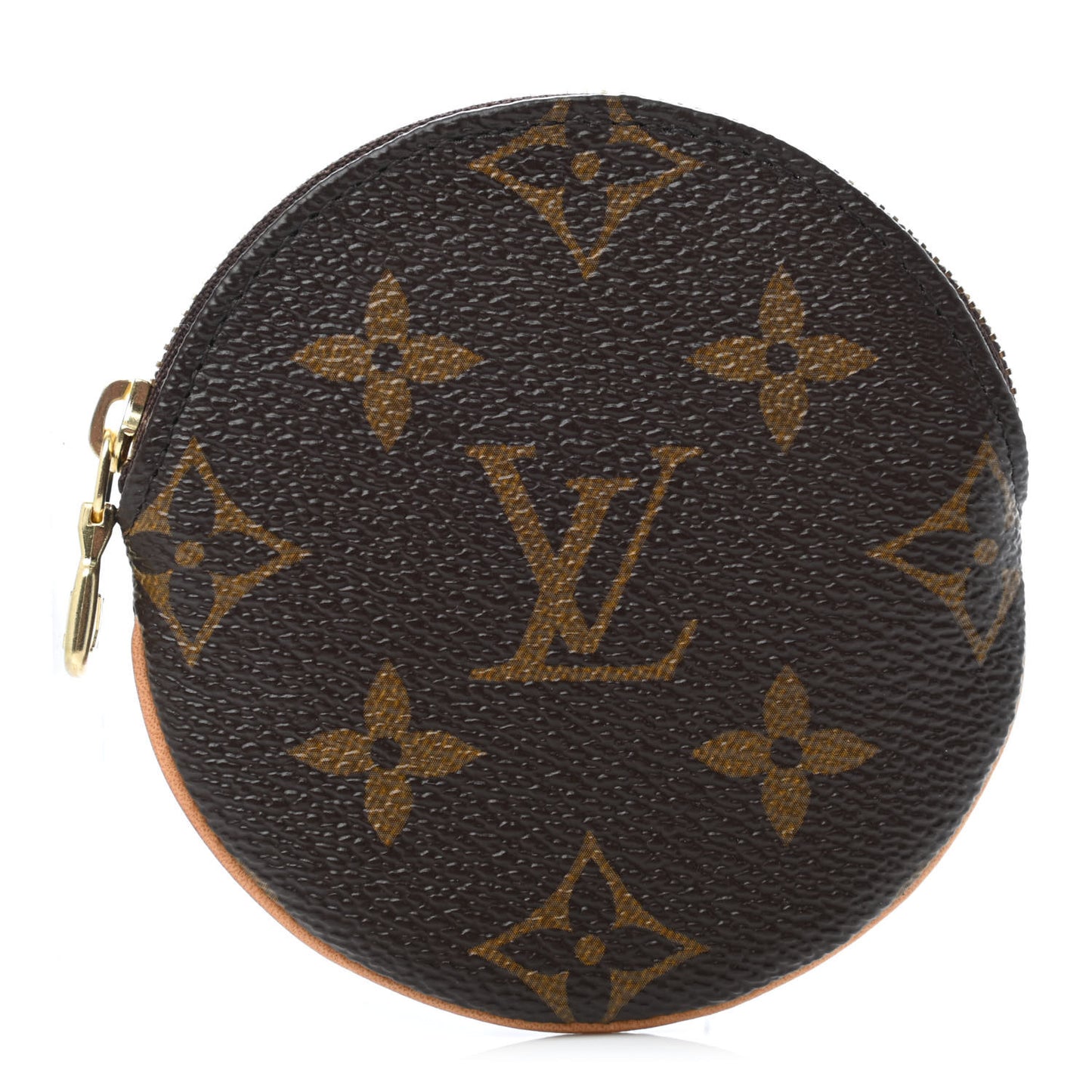 Monogram Round Coin Purse