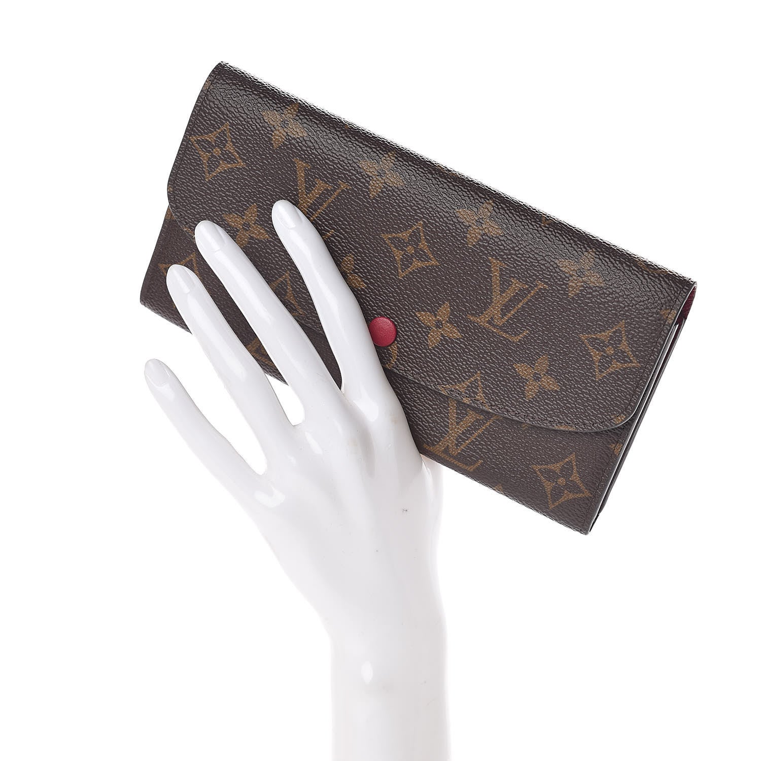 Louis Vuitton Monogram Emilie Wallet Fuchsia 2 of 7