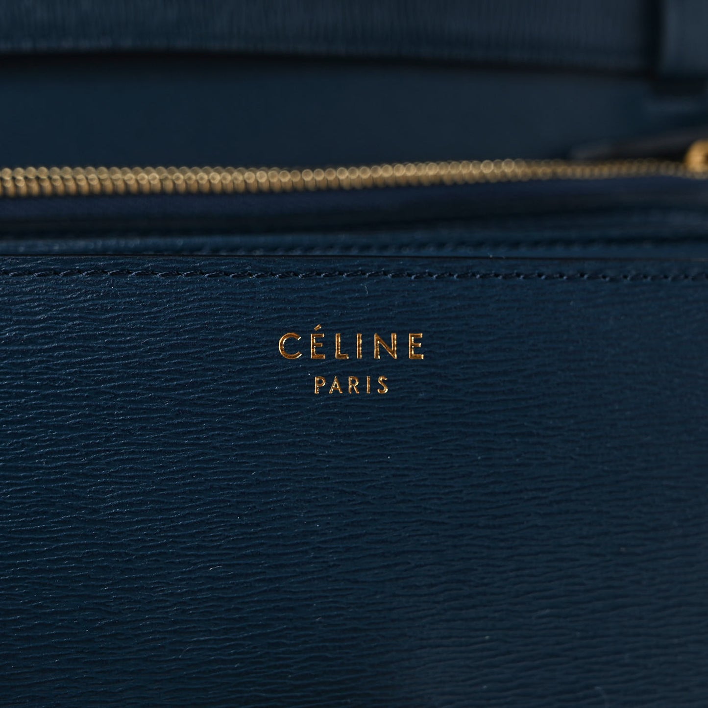 Liege Calfskin Medium Classic Box Flap Bag Abyss Blue