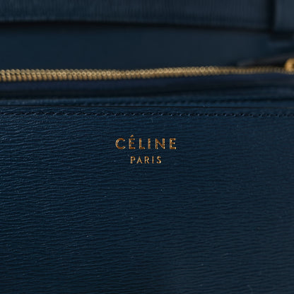 Celine Liege Calfskin Medium Classic Box Flap Bag Abyss Blue 6 of 10