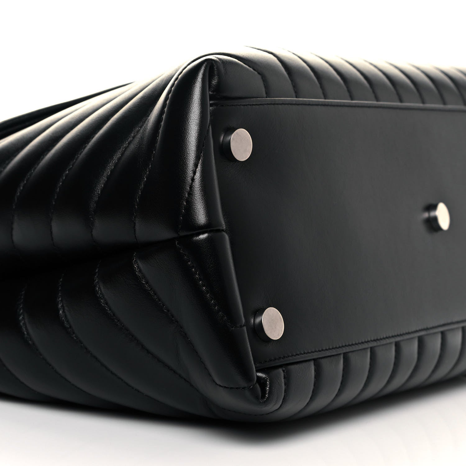 Saint Laurent Calfskin Y Quilted Monogram Large Loulou Chain Satchel Black 9 of 12