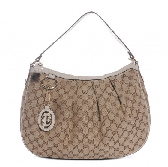Monogram Medium Sukey Hobo Off White