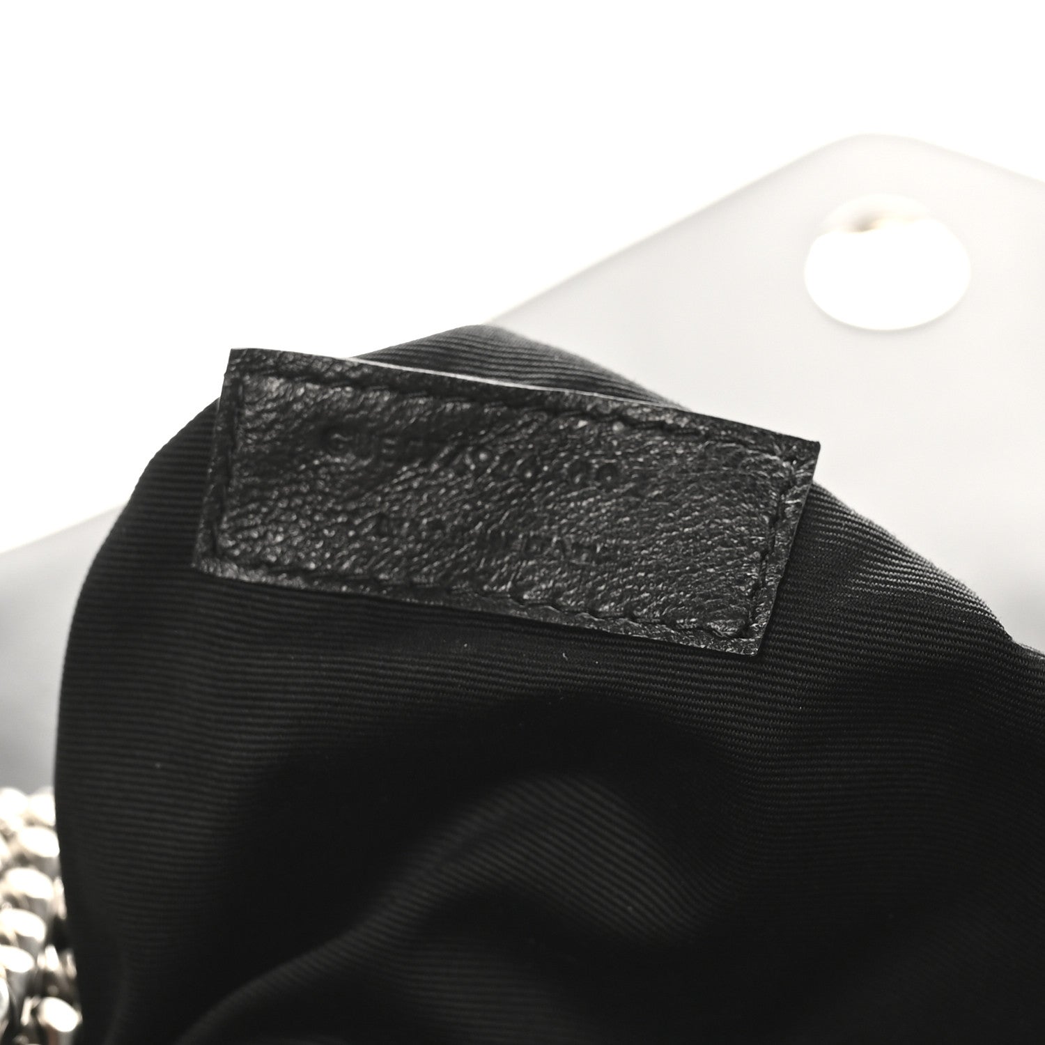 Saint Laurent Calfskin Y Quilted Monogram Medium Loulou Chain Satchel Black 7 of 10