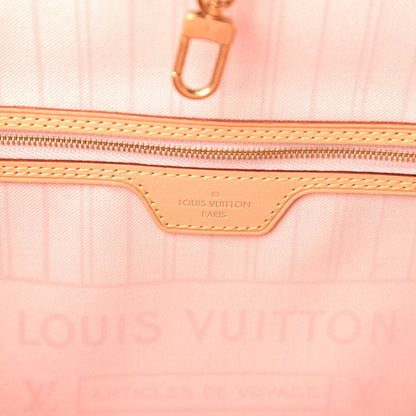Louis Vuitton Damier Azur Neo Neverfull MM Rose Ballerine 8 of 11