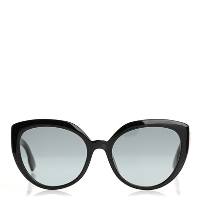 Christian Dior Acetate DDiorF Cat Eye Sunglasses Black 2 of 10