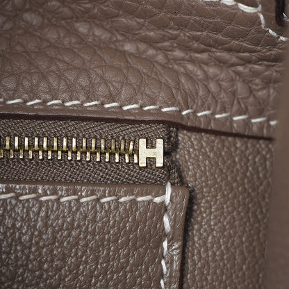 Hermes Togo Kelly Retourne 40 Etoupe 13 of 34