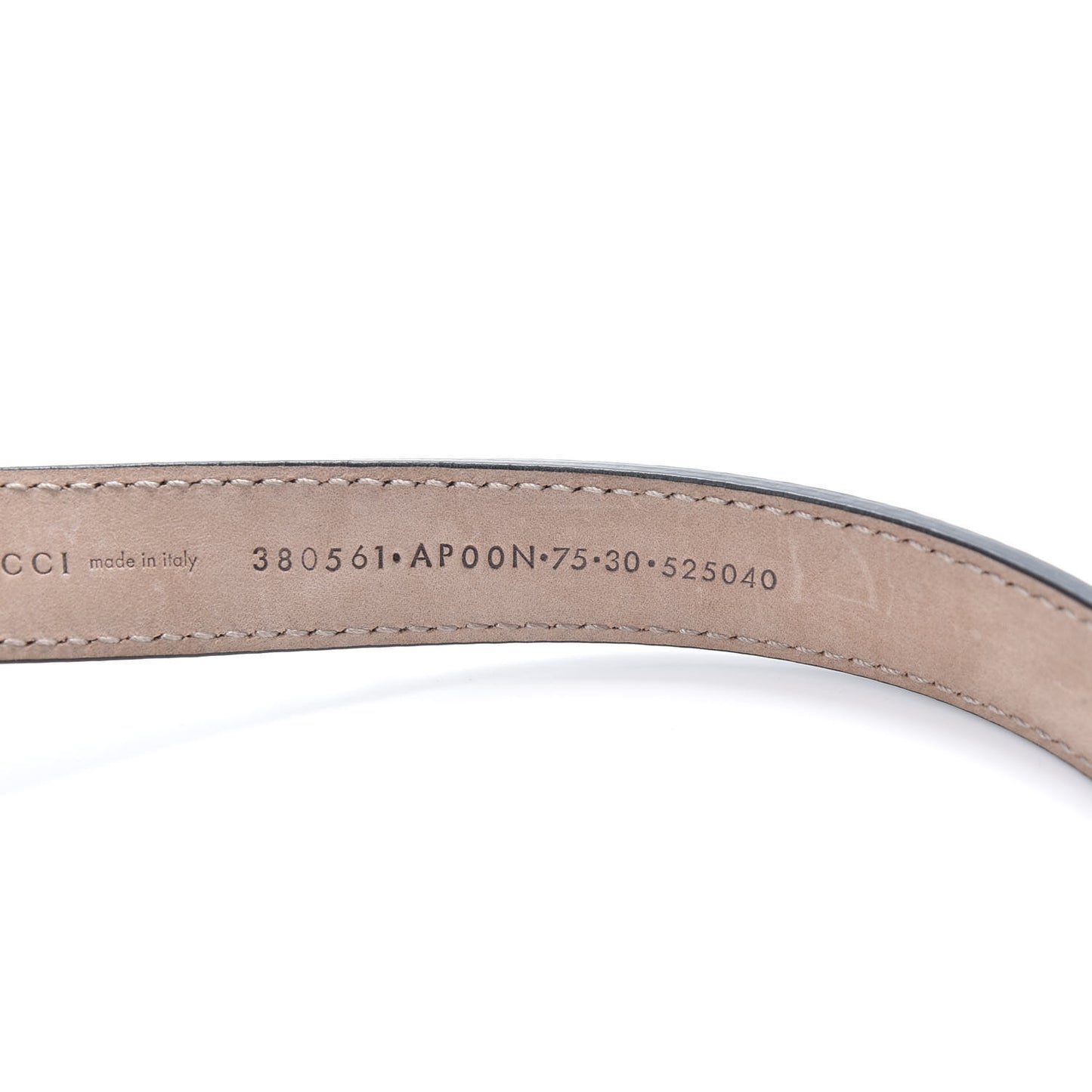 Calfskin Skinny Studded Belt 75 30 Black