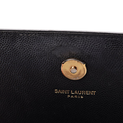 Saint Laurent Grain De Poudre Medium Classic Monogram Kate Satchel Black 7 of 11
