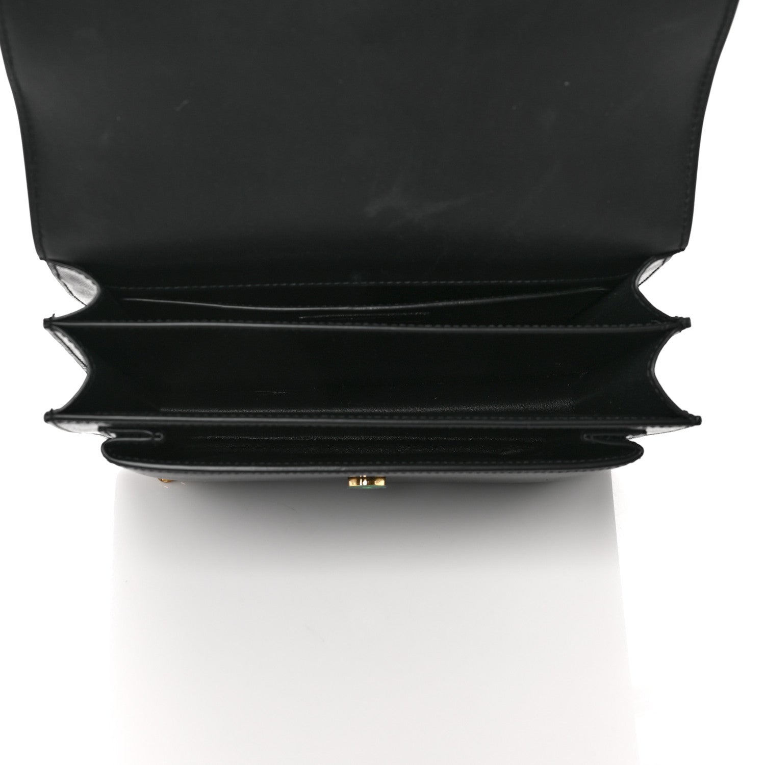 Saint Laurent Coated Bark Calfskin Medium Monogram Sunset Black 5 of 10