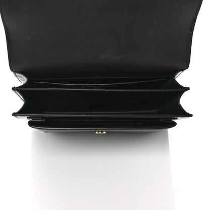 Saint Laurent Coated Bark Calfskin Medium Monogram Sunset Black 5 of 10