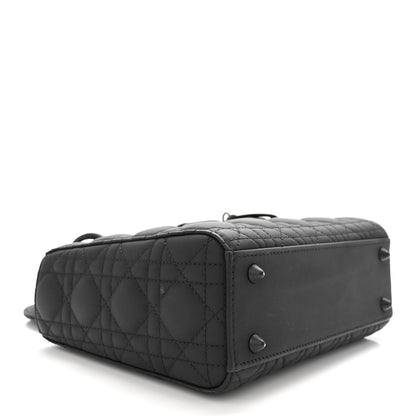 Christian Dior Ultra Matte Calfskin Cannage Small My ABCDior Lady Dior Black 4 of 11