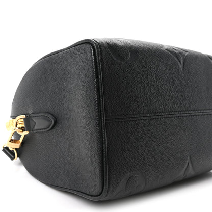 Louis Vuitton Empreinte Monogram Giant Speedy Bandouliere 25 Black 8 of 9