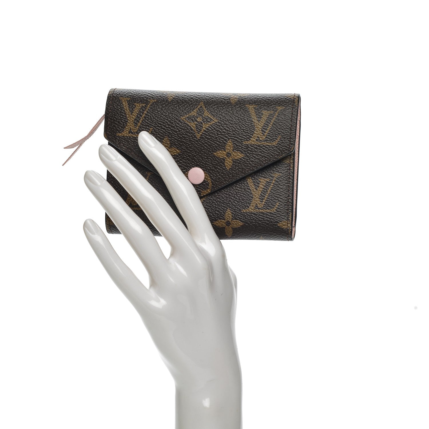 Louis Vuitton Monogram Victorine Wallet Rose Ballerine 2 of 7