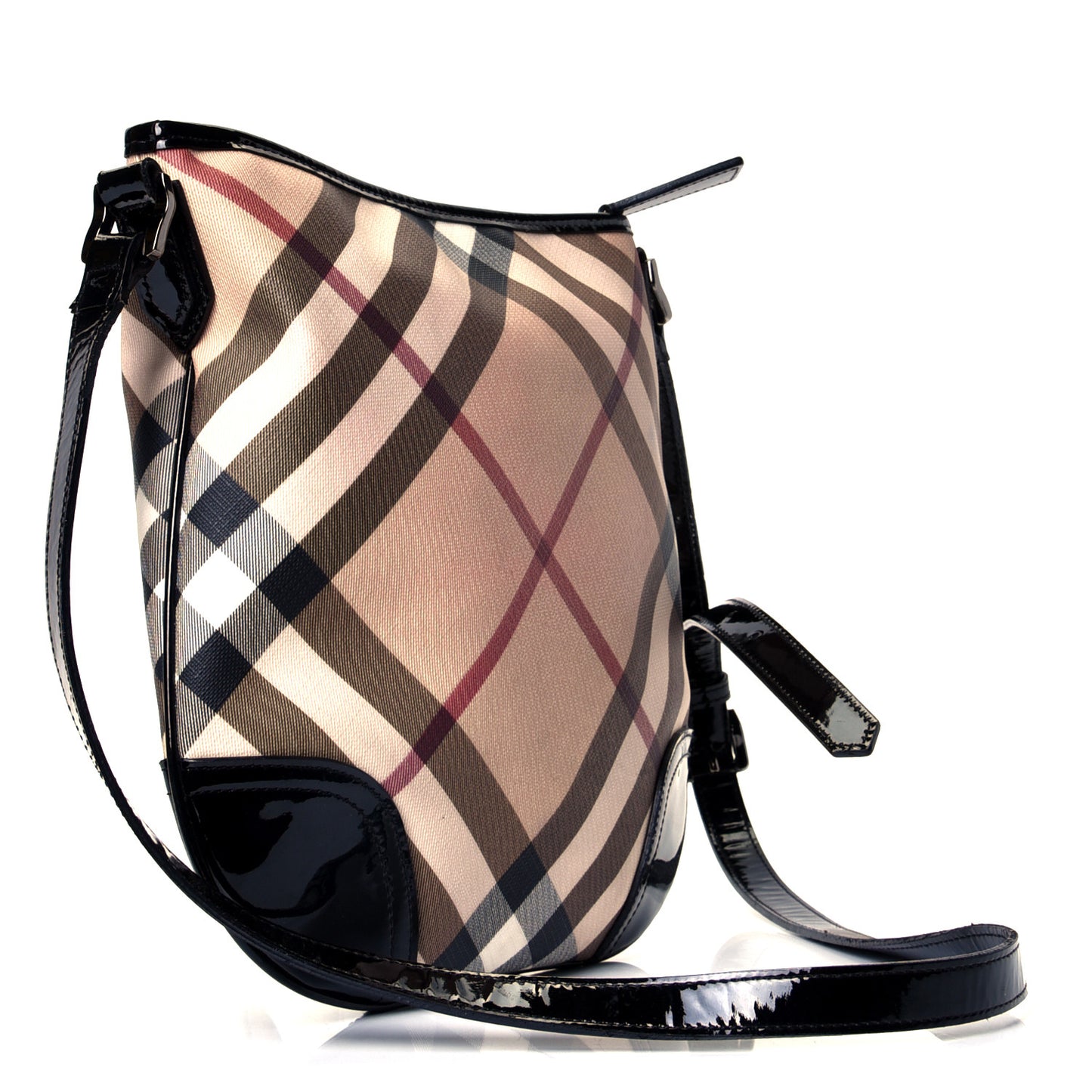 Supernova Check Small Dryden Crossbody Bag Black