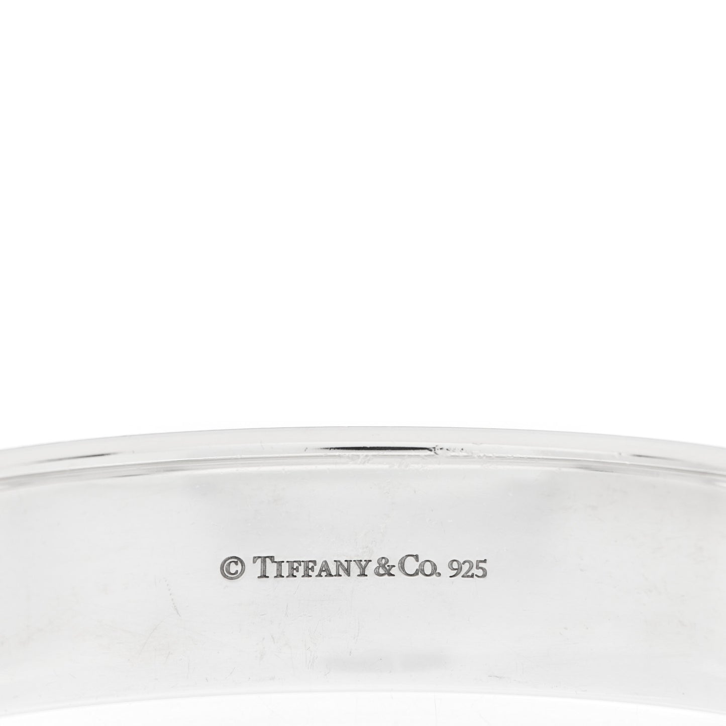 Sterling Silver 1837 Cushion Bangle Bracelet