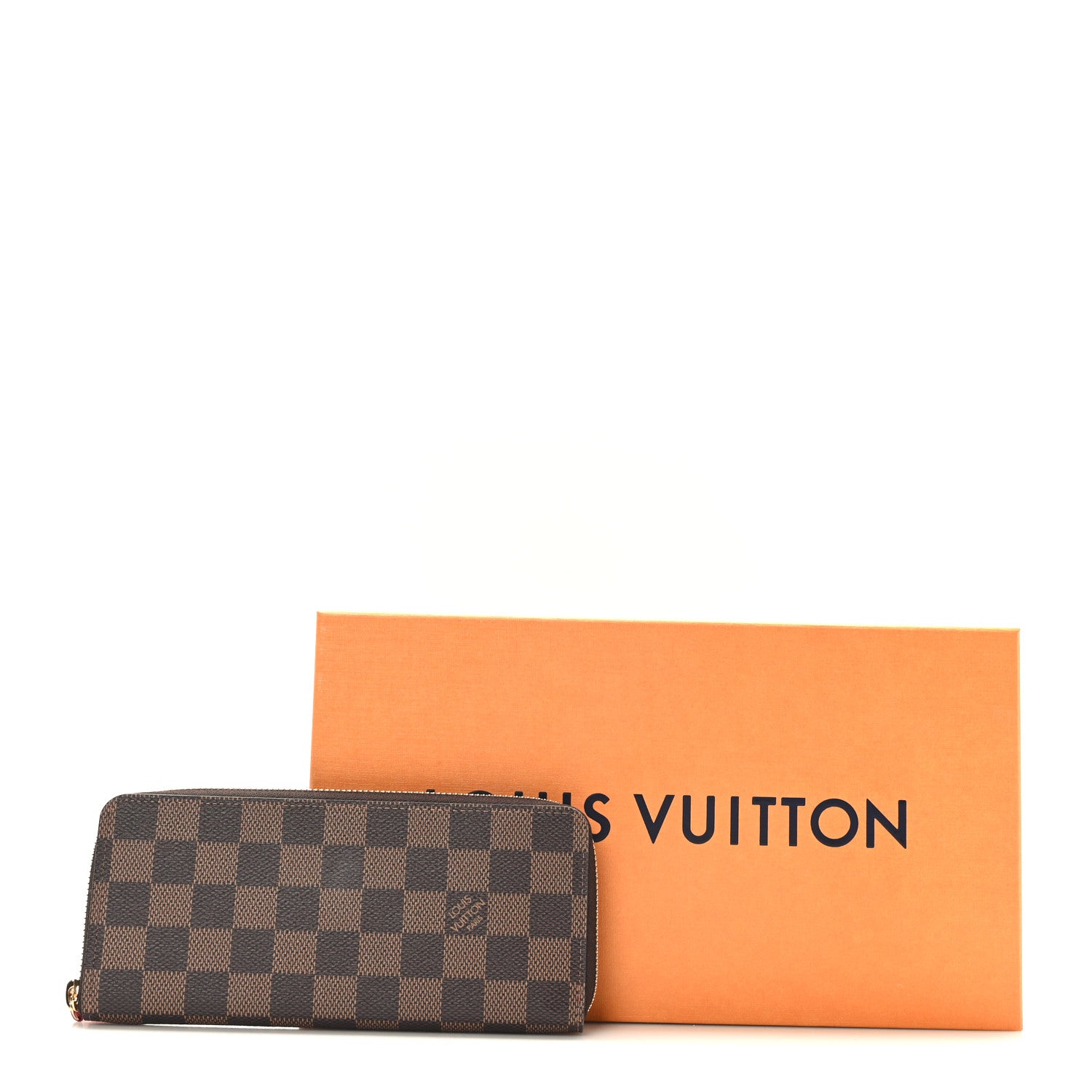 Louis Vuitton Damier Ebene Clemence Wallet Cherry 7 of 7